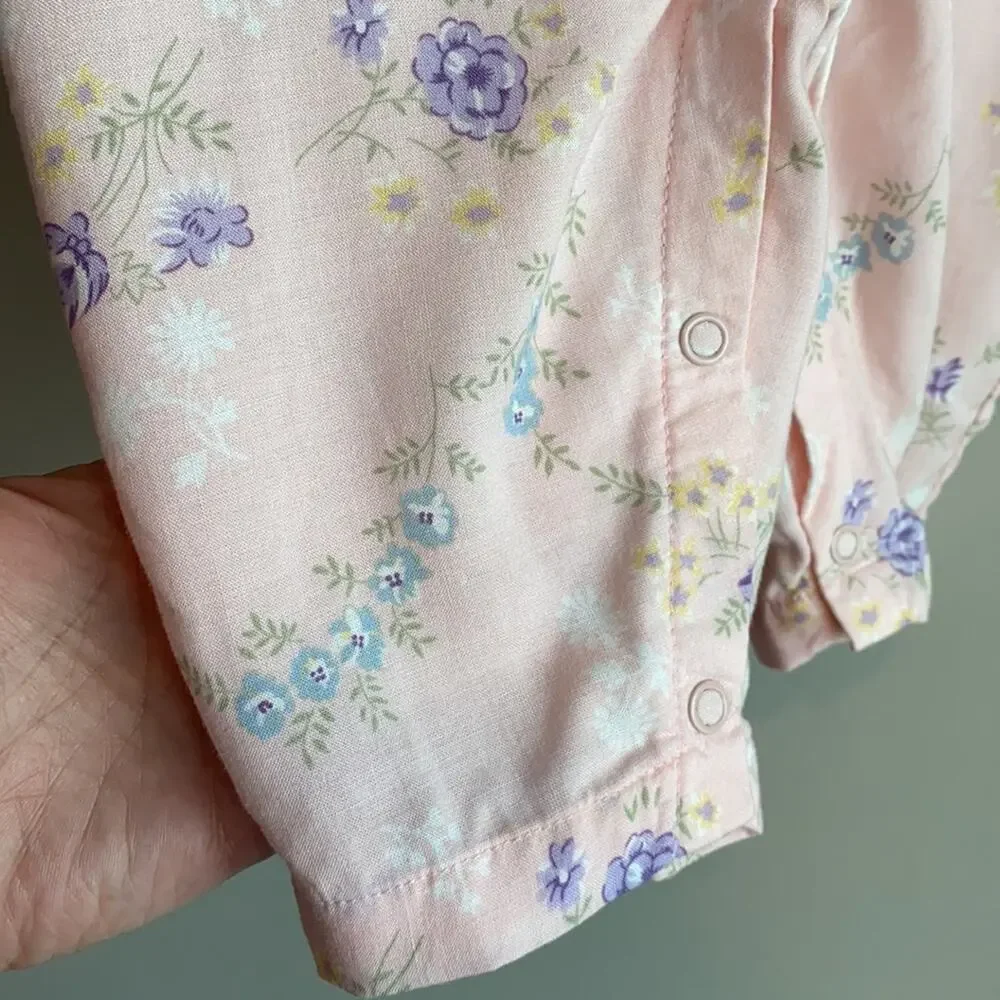 Old Navy Floral One Piece Outfit Pink 0-6 months